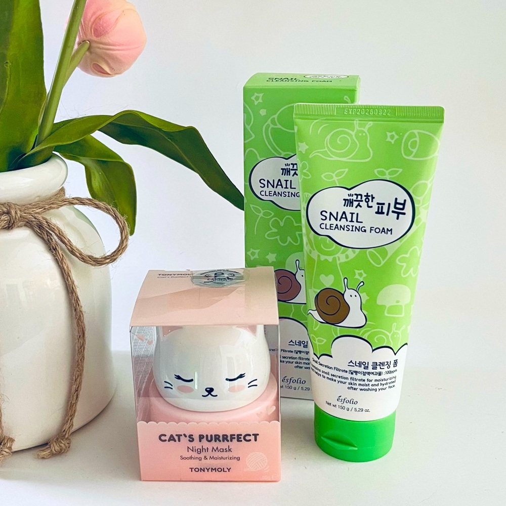 Tony Moly & Esfolio Korean Skincare Bundle